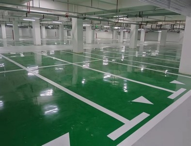 亳州亳州小区停车场标线